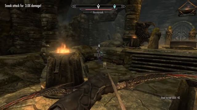 Skyrim Dragon Priest Hunting - PART 2 - Boss Fight смотреть онлайн