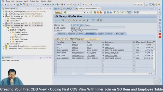 Learn CDS View Development | Join in CDS View | CDS views in ABAP | CDS View | CDS View Example смотреть онлайн