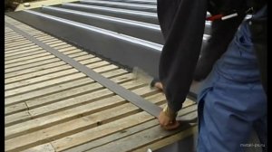 Монтаж фальцевой кровли