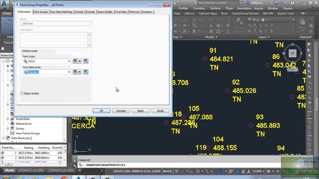 IMPORTAR PONTOS NO AUTOCAD CIVIL E CONFIGURAR ESTILO смотреть онлайн