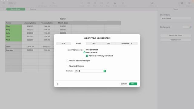 How To Convert Apple Numbers To Excel