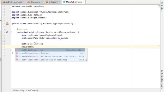 android app development tutorial for beginners Part 29 ludo dice java file ep1 смотреть онлайн