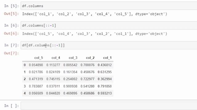 Change Pandas Dataframe Column Order смотреть онлайн