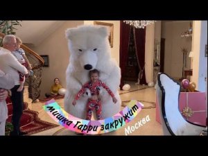 Заказали аниматора на дом Мишка гарри поздравил девочку Москва #аниматор #надому #мишка