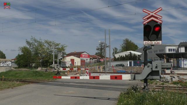 Železniční přejezd Soběslav #1 - 14.5.2022 / Czech railroad crossing смотреть онлайн