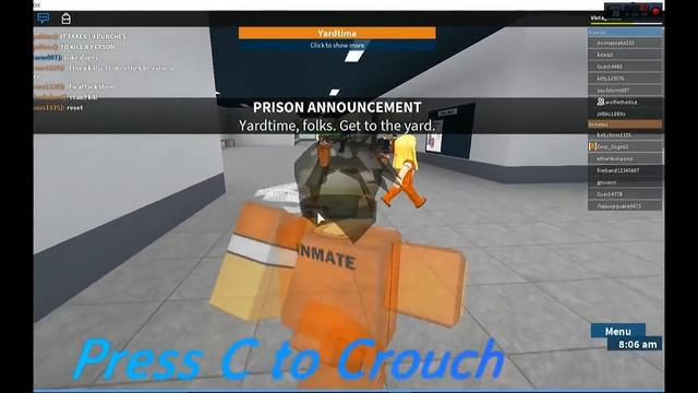 Roblox | Prison Life v2.0 | Controls [HD] смотреть онлайн