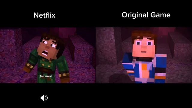 FINALE | Minecraft: Story Mode | side by side // Netflix & Original E4 смотреть онлайн