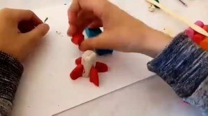 Делаем ракету из пластилина, просто и понятно