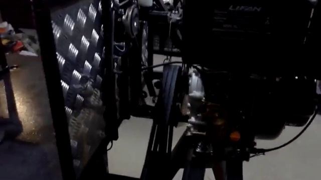 Вездеход Бобик - Запуск дизеля Лифан смотреть онлайн