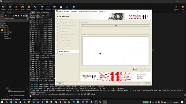 Oracle 11g Install on Oracle Linux 7 on VirtualBox - Part 4 смотреть онлайн