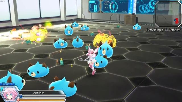 Megatagmension Blanc + Neptune vs Zombies All Transformation Characters GamePlay смотреть онлайн