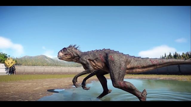INDORAPTOR vs SCORPIOS REX vs TORO CARNOTAURUS - Jurassic World Evolution 2 смотреть онлайн