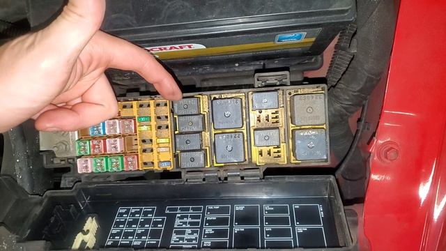 2005 Jeep Liberty Starter Relay & Fuse, Fuel Pump Relay & Fuse Location смотреть онлайн