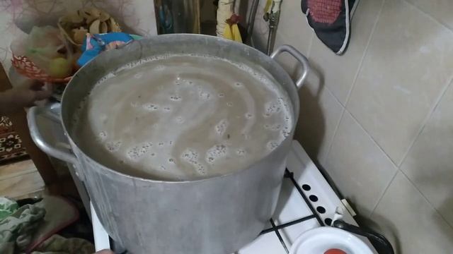 Затор для пшеничной водки из муки, солода, и т д. За ночь. смотреть онлайн