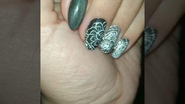 Маникюр, кошачий глаз, стемпинг) смотреть онлайн