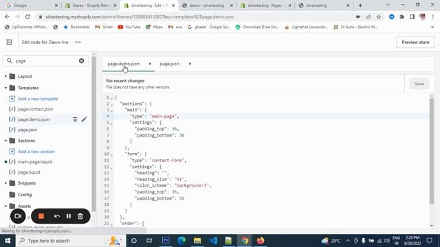 Create Shopify Template | Shopify JSON Template | Create Shopify Template with Section in Hindi смотреть онлайн