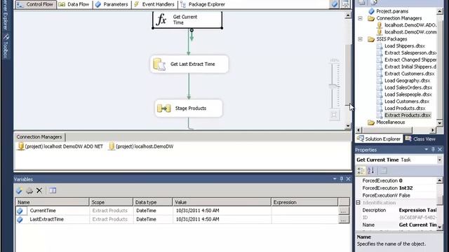 Demo 7 2 SSIS Using a DateTime Column смотреть онлайн