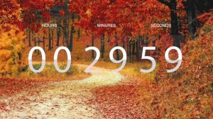 60 minutes -1 Hour Timer Countdown with Bells - Full HD/ 60 минут - 1 час Таймер обратного отсчета