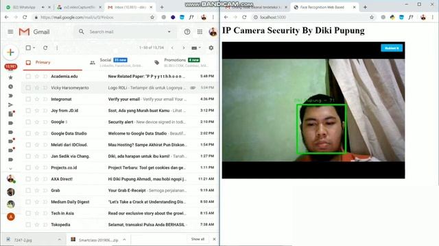 SECURITY CAMERA USING PYTHON смотреть онлайн