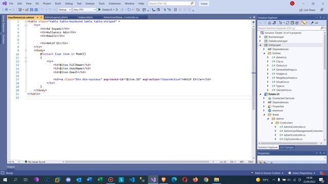 .Net Core 5.0 ile Emlak Sitesi - Admin Paneli Engellenen Kulanıcıları Aktif Etme смотреть онлайн