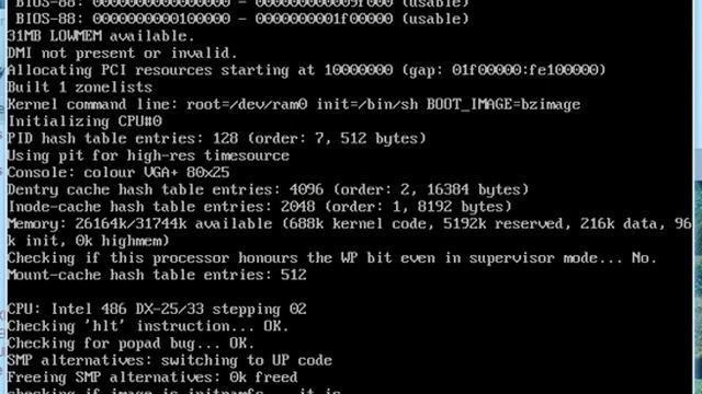 Linux running in DOSBox смотреть онлайн