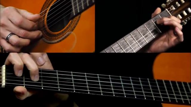 Malaguena Guitar Lesson - Easy Classical Flamenco Song смотреть онлайн