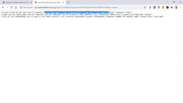 Weather API using Django смотреть онлайн