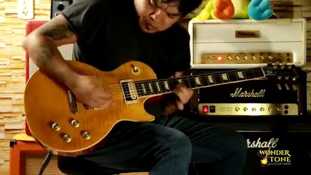Gibson Les Paul Slash AFD Ambar Burst 2021 - Rocket Queen Final Solo - Wondertone Guitar Shop смотреть онлайн