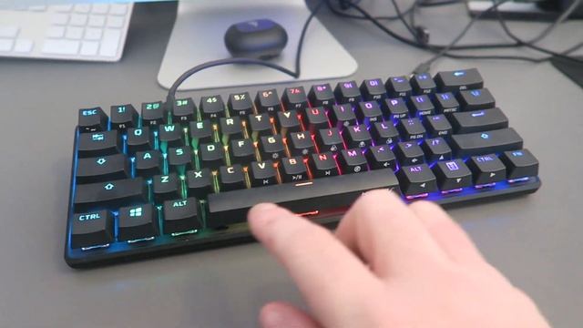 HyperX Alloy Origins 60 RGB Mechanical Gaming Keyboard W/ Red Linear Switches Unboxing Review 2022