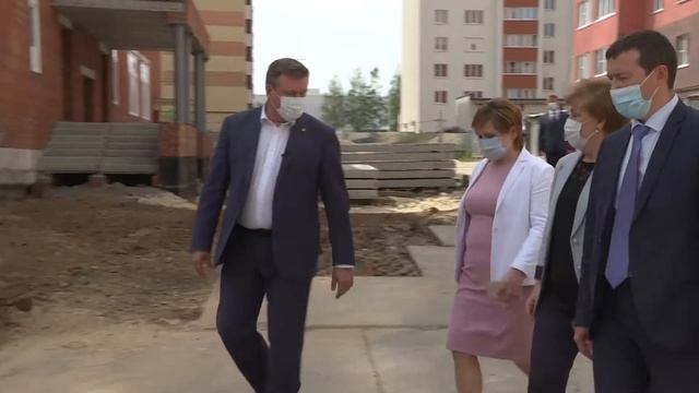 Николай Любимов посетил новый детсад в Дашково-Песочне смотреть онлайн