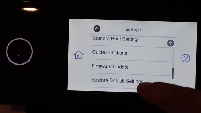 Epson XP-7100 Reset All Settings. смотреть онлайн