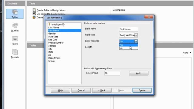 LibreOffice Base (04) Create a Table Using a Calc File смотреть онлайн