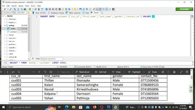 Question 08 | Database Management System | DBMS | HeidiSQL | MySQL Work Bench | Java Institute смотреть онлайн