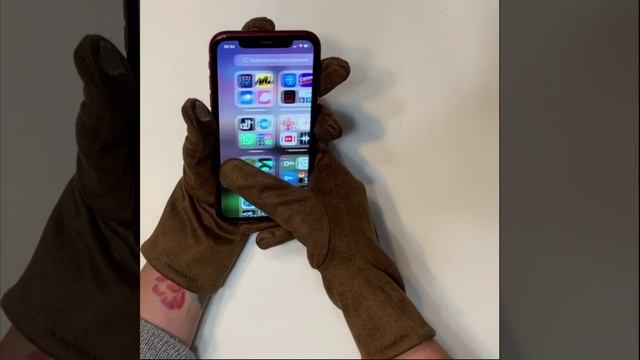 JMF10-4 FABRETTI Перчатки жен. 90%полиэстер/10%эластан