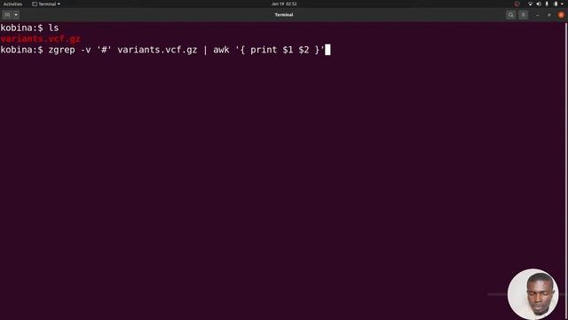 Linux for Bioinformatics | Read VCF files смотреть онлайн
