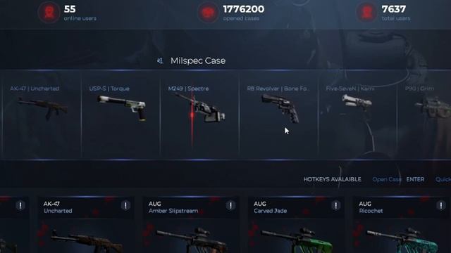 Menši CS:GO CASE OPENING (BLOODYCASE.COM) смотреть онлайн