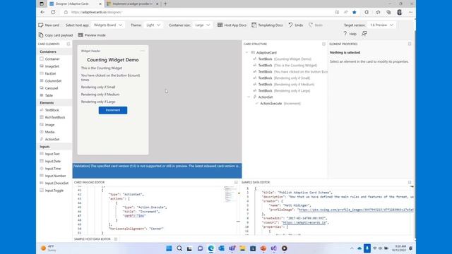 Building Windows 11 Widgets with Adaptive Cards смотреть онлайн