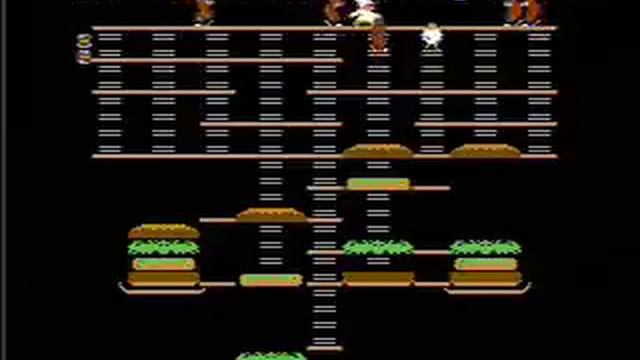 BurgerTime - NES Gameplay смотреть онлайн