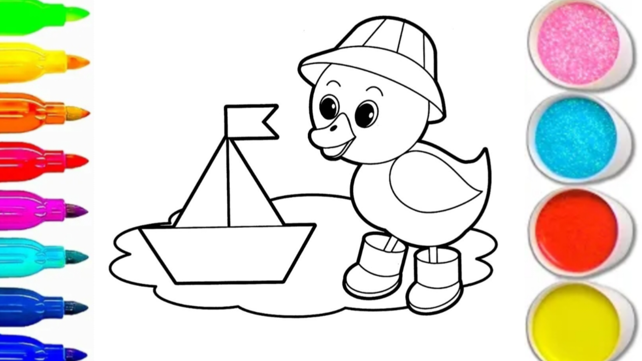 КАК НАРИСОВАТЬ УТКУ смотреть онлайн