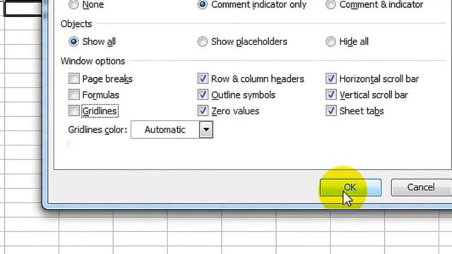 Tùy biến đường kẻ Gridlines trong excel 2003, 2007, 2010, 2013, 2016, 2019 ✔️ смотреть онлайн