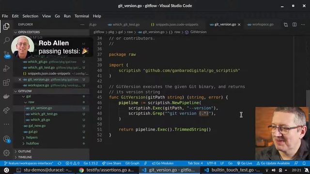 Porting Gitflow To Golang LIVE - Part 10: Bootstrapping The GAL смотреть онлайн