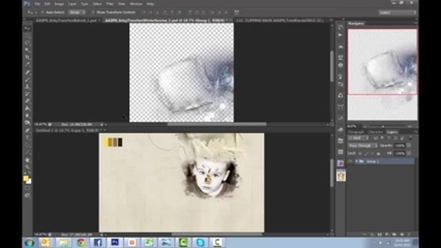 PHOTOSHOP TUTORIAL: making a digital scrapbooking page смотреть онлайн