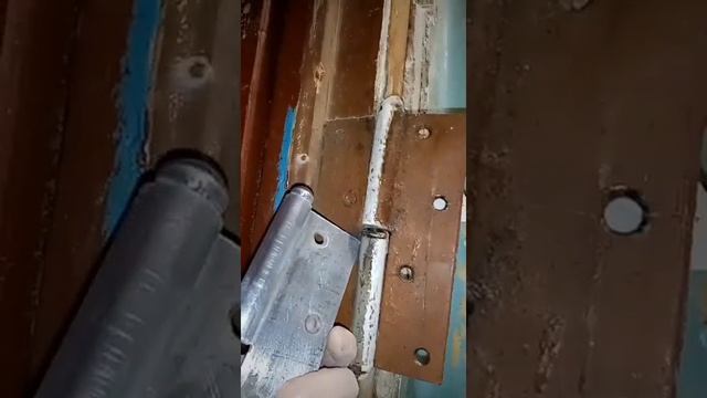 Не выкинула советские дверные петли, отличный результат