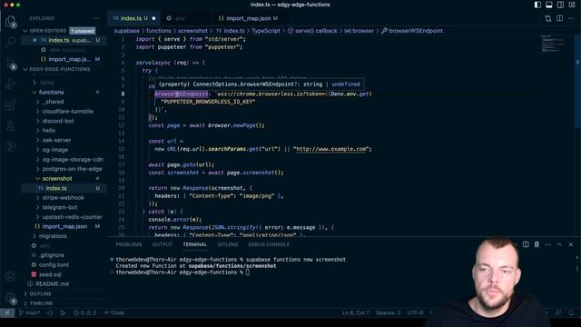 Screenshots in Edge Functions смотреть онлайн