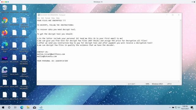 Mallox ransomware removal. How to decrypt .Mallox files? смотреть онлайн