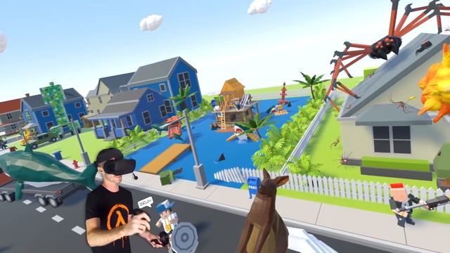 The BRIDGE WORM Shows It's REAL FACE! - Tiny Town VR смотреть онлайн