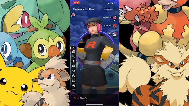 Покемон го с джойстиком!!! Growlithe!!! смотреть онлайн