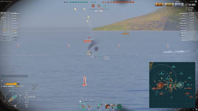 Обзор эсминца Le Terrible 💰 World Of Warships