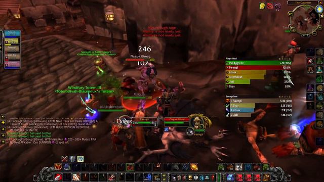 WoW Classic fury warrior tanking Undead Stratholme 45 minute run 6 смотреть онлайн